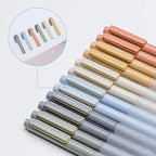 Gel Pens 0.5mm Point Pen Black Ink Smooth Writing Retractable Pen for Office,School Supplies,12-Count (Gold clip)