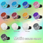 Matio Grey Mica Powder for Epoxy Resin, 1.8oz/ 50g Pearlescent Effect Mica Powder Natural Color Pigment for Soap Making, Bath Bomb, Candle Dye, Resin Craft, Paint, Nails Art, Jewelry, Slime Pigment