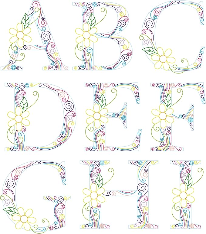 Uniquilling Quilling Kits, 8 * 10-in Letters A Paper Filigree Kits with Quilling Tools& Using Manual, Paper Quilling Kits, DIY Quilling Artwork Modern Wall Art for Living Room