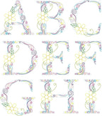 Uniquilling Quilling Kits, 8 * 10-in Letters A Paper Filigree Kits with Quilling Tools& Using Manual, Paper Quilling Kits, DIY Quilling Artwork Modern Wall Art for Living Room