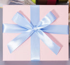 1 Inch Sky Blue Solid Satin Ribbon, 50 Yards Craft Fabric Ribbon for Gift Wrapping Floral Bouquets Wedding Party Decoration