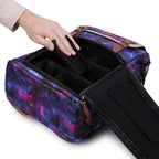 ENHANCE Designer Edition TCG Backpack - MTG Deck Bag Card Binder Space, TCG Deck Box Storage, MTG Playmat Holder - Card Storage Compatible with Magic the Gathering, Pokemon, Lorcana (Canvas Galaxy)