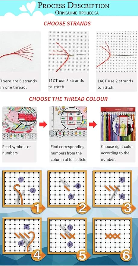 Hopeart Stamped Cross Stitch Kits for Beginner Embroidery Kits for Beginners Adults DIY 11CT Cross Stitch Patterns Needlepoint Kits Crossstitching Kits-Colorful Dandelion 16x20 inch