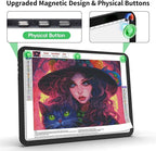 Zocelight Rechargeable A3 Light Box for tracing,Diamond Art Light Board with 4 Magnets,Wireless Light Pad for Diamond Painting,Ultra Bright Light Table for Drawing, Sketching,Animation(Black)