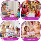 GPPNKC Flower Bouquet Craft Kit DIY Arts and Crafts Toddler Toys Flowers Market Toy Educational Fun DIY Activity Set Birthday Gift for 4 5 6 7 8+ Year Old Girls and Boys