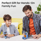 Sillbird Solar Building Robot Kit STEM Gift for Boys Aged 8-13, DIY Science Educational Toys for Kids Teens Birthday, 12-in-1 Solar or Battery Powered Robotic Set with 197 Pieces