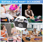 GSE Games & Sports Expert 4-Deck Automatic Card Shuffler, Battery-Operated Shuffler Machines for Playing Cards, Blackjack, Texas Hold'em, Canasta, Bridge, UNO Card Games