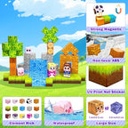 100PCS Magnetic Building Blocks for Kids: 1" Magnetic Cubes, Magnet Building Blocks for Kids Ages 8-12, Pixy Blocks STEM Toys for Boys & Girls,Christmas Birthday Gifts for Toddler Ages 3+