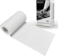 KING MOUNTAIN 100% Cotton Fabric Iron-on Repair Patch, Inside&Outside Clothes Repair Patch, 3"x60" with Backing Glue Repair Decorative Patch kit (White)