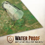 Battle Game Mat for DND - [48" x 72"] Wargaming Tabletop Map - Gaming Board for Warhammer 40k, Dungeons and Dragons, Wargame RPG - Vinyl Gaming Grass Terrain