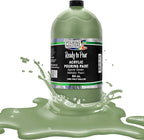 Pouring Masters Agave Green Metallic Pearl Ready to Pour Acrylic Pouring Paint - Premium 64-Ounce Pre-Mixed Fluid Acrylic Paint - Fluid Art Supplies for Canvas, Wood, Paper, Tile & Rocks