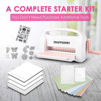 Manual Die Cutting Machine and Embossing Machine, 9'' Opening Size for Cardmaking, Scrapbooking, and DIY Crafts – Foldable Complete Set with A4 Die Cuts, Embossing Folders, and Plates(Pink)