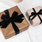 Ribbli Polyester Black Velvet Ribbon,1Inch,10-Yard Spool,Use for Choker,Gift Wrapping,Floral Bouquets, Boutonnieres