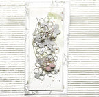 Lapoo Metal Cutting Die for Scrapbooking, 3D Backgrounds Frame New Cutting Dies DIY Album Card Making Decor Paper Craft Metal Die Cuts Party Wedding Decorations (Sea of Flowers 5.6 x 2.7 in)