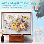 KISREL UV Resin 2000g - Upgraded UV Resin Kit, Hard Type Crystal Clear Ultraviolet Curing UV Epoxy Resin for Craft Jewelry Making