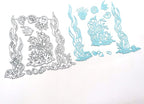 Metal Sea Grass Seaweed Coral Tropical Fish Cutting Dies,Jellyfish Shell Fish Conch Ocean Die Cuts Summer Embossing Stencils Template Mould for Card Scrapbooking and DIY Craft Album Paper Card Decor