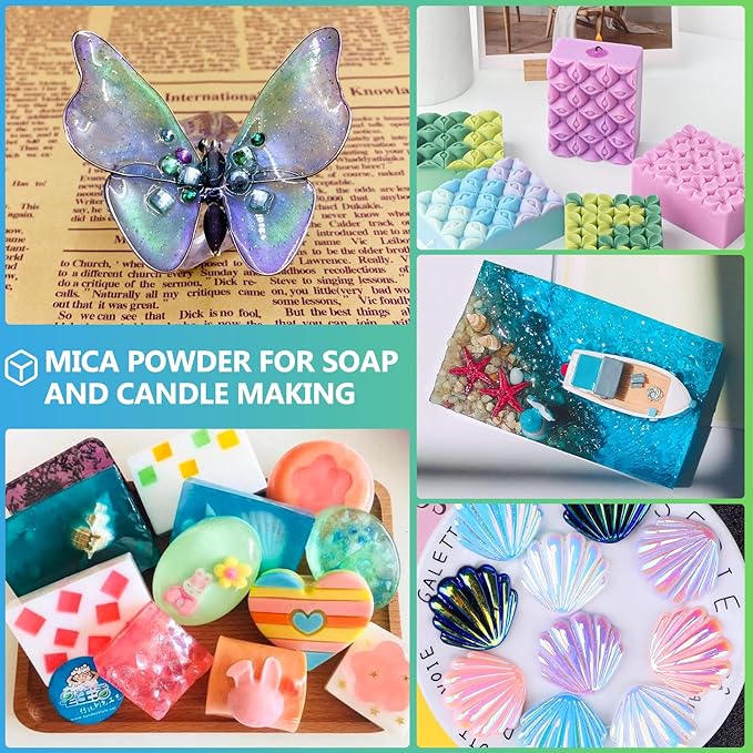Mica Powder,200g/7.22oz Large Jar,Mauve Mica Powder Pigment for Epoxy Resin，Lip Gloss，Paint，Dye，Soap Making，Nail Polish,Candle Making,Bath Bombs