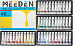 MEEDEN Watercolor Paint Tubes Set - 48 x 12ml (0.4 oz) Colors Painting Set Art Supplies - Non Toxic Water Color Paint for Adults Beginners Students