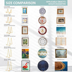 Plate Holder Easel Display Stand - 4.5 inch Metal Plate Stands for Display - Tabletop Picture Stand - Gold Iron Easels for Display Pictures | Photo Frames | Book | Decorative Plates | Plaque -1 Pack