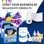 DTF Ink 250mlx6 for I3200 XP600 R1390 L1800, ET-8550, ET-2850 XP-15000, R2400, L800, 1430, P400,P800,R2000, Heat Transfer Ink Conversion Kit Refill for All DTF Printers,for DTF Film