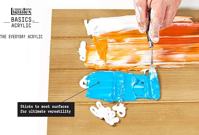 Liquitex BASICS Acrylic Paint, 946ml (32-oz) Jar, Hooker’s Green Hue Permanent