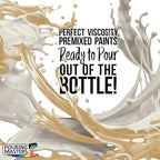 POURING MASTERS Desert Sand Acrylic Ready to Pour Pouring Paint - Premium 64-Ounce Pre-Mixed Water-Based - for Canvas, Wood, Paper, Crafts, Tile, Rocks and More