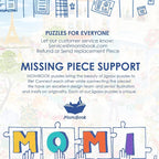 MOMIBOOK Puzzles for Adults 1000 Pieces Jigsaw Puzzles of Paris in Bloom, Painting Image Steet Flower Shop Difficult Challenging Hard Impossible Puzzle Unique Funny Party Christmas Birthday Gifts