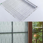 VELIMAX Frosted Window Privacy Film Non Adhesive Window Cling Removable Glass Covering Clear Water Opaque Window Film for Home Anti UV 35.4x78.7 inches