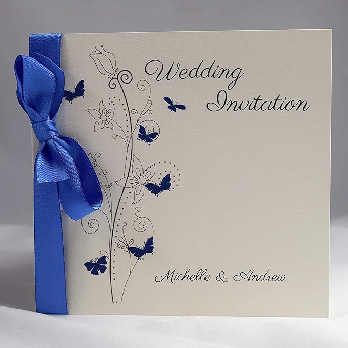 Humphrey's Craft 1/4 Inch Royal Blue Double Faced Satin Ribbon - 50 Yards Variety of Color for Crafts Gift Wrapping Bows Bouquet Decoration Sewing Christmas Tree Wedding Invitation Card.