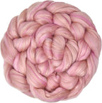 Merino Silk Luxe Tonal Designer Blend. Superfine Merino, Mulberry Silk, Tussah Silk. Top Roving for Spinning or Felting. Tender Heart 1oz
