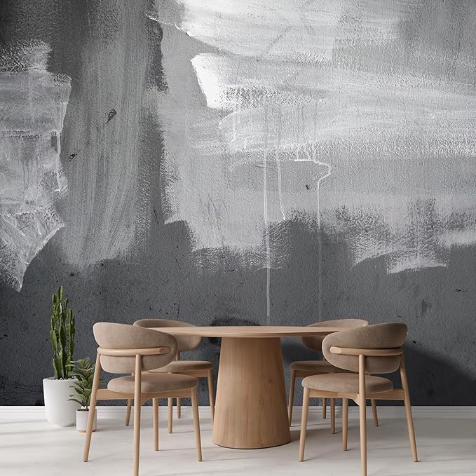 wall26 Wall Sticker/Wall Mural Metal Background, Not Peel and Stick, Non-Woven Wallpaper Decorative for Bedroom, Living Room, Office - 132x192 inches