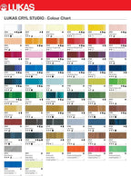 Lukas CRYL Studio Artist Acrylic Paint, Phthalo Blue, 125 ml Tube - High Pigment Acrylic Paints for Canvas Painting, Large Scale Works - Medium-Viscosity, Water-Mixable, Fast Drying