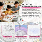 Mosaic Grout, with Tile Tools, Mosaics Tile Accessories – Essential for Handmade Grouting and Perfect for DIY Craft Projects (White, Mosaic Tool Kit)