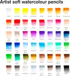 Winsor & Newton Studio Collection Artist Pencils, Watercolour Pencil Tin, 48 piece