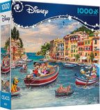Ceaco - Thomas Kinkade - Disney - Mickey & Minnie in Italy - 1000 Piece Jigsaw Puzzle