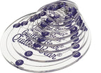 The Quilted Bear Circle Quilting Templates – 8 Clear Non-Slip Acrylic Quilt Templates for Precise Fabric Cutting & Stress-Free Machine Quilting - Ideal for Quilt & Sewing Supplies (¾–3")