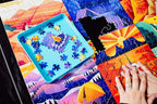 Buffalo Games - Roll-Up Puzzle Mat - Puzzle Saver and Assembly Accessory - Felt Mat - Fits up to 1000 Piece Puzzle - Black