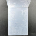 NZJ 3D Texured Sea Fish Jellyfish Plastic Embossing Folders for Card Making Scrapbooking and Other Paper Crafts