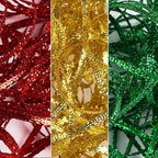 Christmas Set Thin Ribbon 1/8 inch Metallic Braided Double Faced Ribbons Curling Ribbons for Balloon String Crafts Gift Wrapping Party Wedding Christmas Ornaments Decoration 7 Yard x 3 Rolls