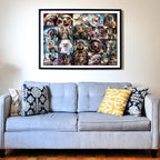 Think2Master Cute Dogs 500 Pieces Jigsaw Puzzle Featuring heartwarming Puppies and Dogs. Fun Teens, Seniors & Families. Great Gift for Kids Ages 13+ Size: 26.8” x 18.9”