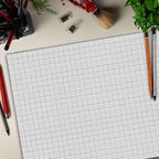 30 Pack 24" x 36" Large Graph Paper Bulk Graph Paper Pad Large Grid Paper Sheet Graph Paper Grid Paper Graph Paper for Drafting Engineering Blueprint Drawing Architect Designer Mathematician