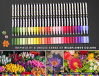28 Wildflower Colors Acrylic Paint Pens Studio Color Series Markers Set 0.7mm Extra Fine Tip, Rock Painting, Glass, Mugs, Wood, Metal, Canvas, DIY, Detailing. Non Toxic, Waterbased, Quick Drying