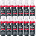 3M Super 77 Multipurpose Spray Adhesive, 7.35 oz Cans, Pack of 12 – Bulk High-Strength Spray Glue for Foam, Fabric, Plastic, Paper, Cardboard, Metal & More