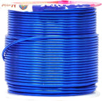Mandala Crafts 16 Gauge Anodized Aluminum Craft Wire for Jewelry Making – 390 FT Colored Flexible Silver Copper Gold True Blue Purple Pink Wire - Bendable for Bonsai Armature Crafting Sculpting
