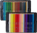 Amazon Basics Colored Pencils for Coloring and Drawing, Premium, Soft Core, Back to School Supplies, 48 Count (Pack of 1), Multicolor