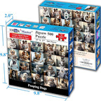 Think2Master Pooping Dogs & Puppies 500 Pieces Jigsaw Puzzle. Pooping Puppies, Funny Bathroom Decoration, Gag Gift. Fun Toy Teens, Adults, Seniors & Families. Great for Kids 13+ Size: 26.8” x 18.9”