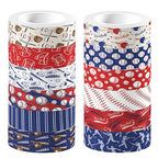 Adirasenotek 12 Rolls Sports Washi Tape,Baseball Washi Tape Decorative Paper Stickers Decorative Tape,DIY Art Crafts Wrapping Decor for Gifts Wrapping Scrapbooking Baseball Border Trim