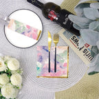 80-Pack Napkins Disposable Paper Towel Cocktail Dinner Party Decoration, Painting