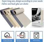 KING MOUNTAIN Canvas Iron on Patch,3"×60",Waterproof 100% Cotton Fabric Repair Patch,Used for Various Sofa,Tent,Clothes,Seats,Suitcases (Beige2.0)