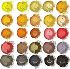 BALTIC DAY - Mica Powder, 100 Colors - Mica Powder for Epoxy Resin - Epoxy Resin Color Pigment Powder - Pigments for Soap Making, Candle, Slime, Lip Gloss, Nails, Paint, Acrylics